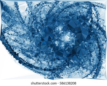 Abstract multicolor mosaic backdrop. Geometric low polygonal background. Design element for posters, business cards, presentations layouts, showcases. Vector clip art.