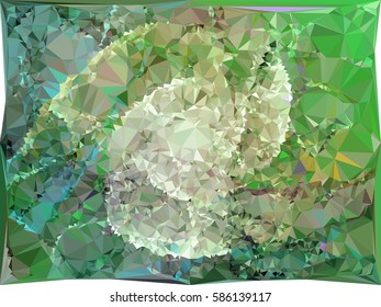 Abstract multicolor mosaic backdrop. Geometric low polygonal background. Design element for posters, business cards, presentations layouts, showcases. Vector clip art.