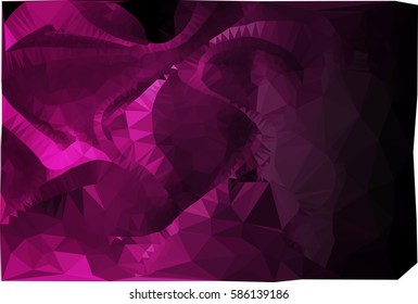 Abstract multicolor mosaic backdrop. Geometric low polygonal background. Design element for posters, business cards, presentations layouts, showcases. Vector clip art.