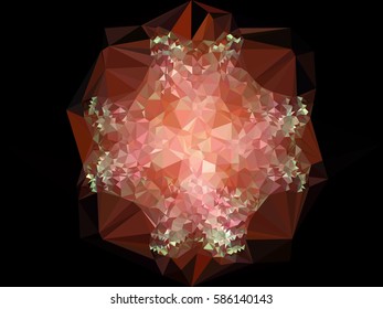 Abstract multicolor mosaic backdrop. Geometric low polygonal background. Design element for posters, business cards, presentations layouts, showcases. Vector clip art.