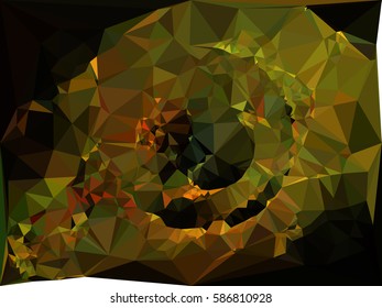 Abstract multicolor mosaic backdrop. Geometric low polygonal background. Design element for posters, business cards, presentations layouts, showcases. Vector clip art.
