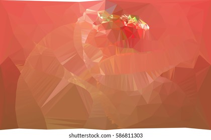Abstract multicolor mosaic backdrop. Geometric low polygonal background. Design element for posters, business cards, presentations layouts, showcases. Vector clip art.