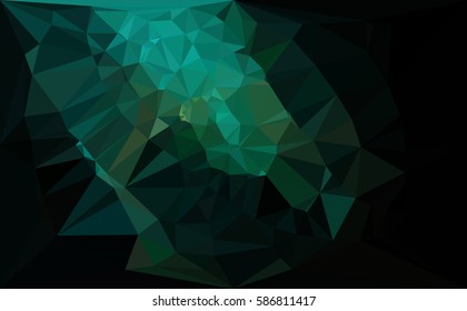 Abstract multicolor mosaic backdrop. Geometric low polygonal background. Design element for posters, business cards, presentations layouts, showcases. Vector clip art.