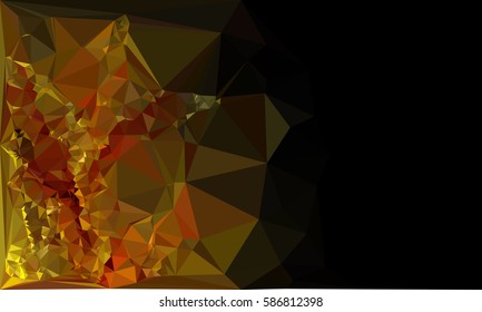 Abstract multicolor mosaic backdrop. Geometric low polygonal background. Design element for posters, business cards, presentations layouts, showcases. Vector clip art.