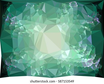 Abstract multicolor mosaic backdrop. Geometric low polygonal background. Design element for posters, business cards, presentations layouts, showcases. Vector clip art.
