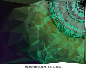 Abstract multicolor mosaic backdrop. Geometric low polygonal background. Design element for posters, business cards, presentations layouts, showcases. Vector clip art.