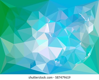 Abstract multicolor mosaic backdrop. Geometric low polygonal background. Design element for posters, business cards, presentations layouts, showcases. Vector clip art.