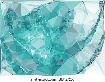 Abstract multicolor mosaic backdrop. Geometric low polygonal background. Design element for posters, business cards, presentations layouts, showcases. Vector clip art.