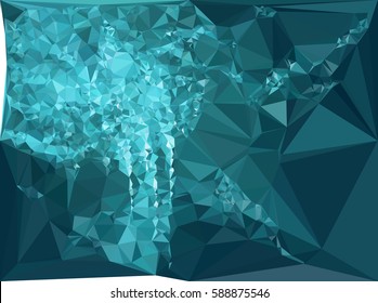 Abstract multicolor mosaic backdrop. Geometric low polygonal background. Design element for posters, business cards, presentations layouts, showcases. Vector clip art.