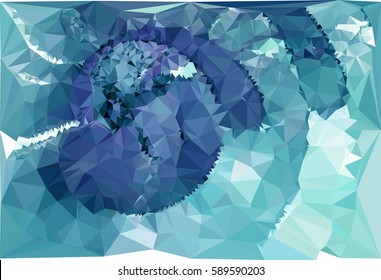 Abstract multicolor mosaic backdrop. Geometric low polygonal background. Design element for book covers, presentations layouts, title backgrounds. Vector clip art.