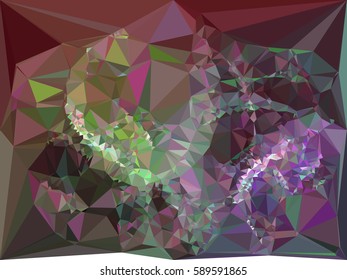Abstract multicolor mosaic backdrop. Geometric low polygonal background. Design element for book covers, presentations layouts, title backgrounds. Vector clip art.