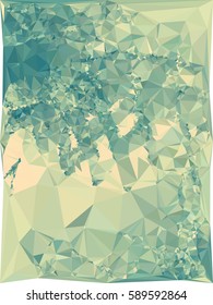 Abstract multicolor mosaic backdrop. Geometric low polygonal background. Design element for book covers, presentations layouts, title backgrounds. Vector clip art.