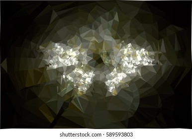 Abstract multicolor mosaic backdrop. Geometric low polygonal background. Design element for book covers, presentations layouts, title backgrounds. Vector clip art.