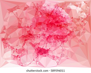 Abstract multicolor mosaic backdrop. Geometric low polygonal background. Design element for book covers, presentations layouts, title backgrounds. Vector clip art.