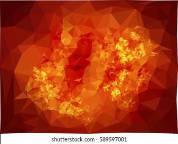 Abstract multicolor mosaic backdrop. Geometric low polygonal background. Design element for book covers, presentations layouts, title backgrounds. Vector clip art.