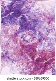 Abstract multicolor mosaic backdrop. Geometric low polygonal background. Design element for book covers, presentations layouts, title backgrounds. Vector clip art.