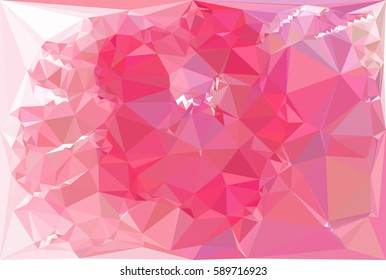 Abstract multicolor mosaic backdrop. Geometric low polygonal background. Design element for book covers, presentations layouts, title backgrounds. Vector clip art.
