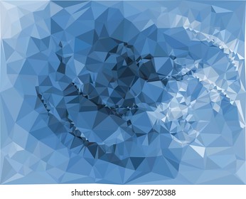 Abstract multicolor mosaic backdrop. Geometric low polygonal background. Design element for book covers, presentations layouts, title backgrounds. Vector clip art.