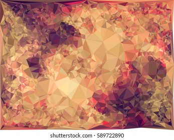 Abstract multicolor mosaic backdrop. Geometric low polygonal background. Design element for book covers, presentations layouts, title backgrounds. Vector clip art.