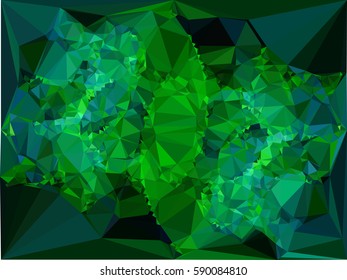 Abstract multicolor mosaic backdrop. Geometric low polygonal background. Design element for book covers, presentations layouts, title backgrounds. Vector clip art.