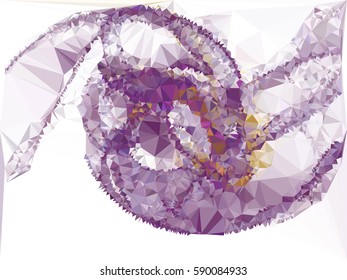 Abstract multicolor mosaic backdrop. Geometric low polygonal background. Design element for book covers, presentations layouts, title backgrounds. Vector clip art.