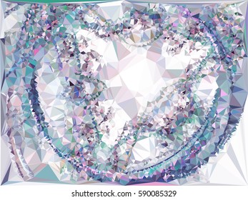 Abstract multicolor mosaic backdrop. Geometric low polygonal background. Design element for book covers, presentations layouts, title backgrounds. Vector clip art.