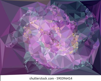 Abstract multicolor mosaic backdrop. Geometric low polygonal background. Design element for book covers, presentations layouts, title backgrounds. Vector clip art.