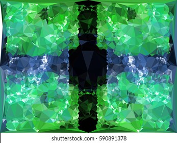 Abstract multicolor mosaic backdrop. Geometric low polygonal background. Design element for book covers, presentations layouts, title backgrounds. Vector clip art.