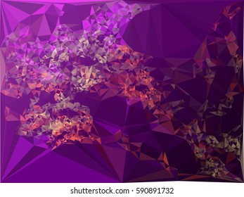 Abstract multicolor mosaic backdrop. Geometric low polygonal background. Design element for book covers, presentations layouts, title backgrounds. Vector clip art.