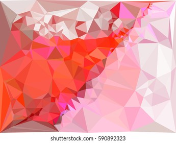 Abstract multicolor mosaic backdrop. Geometric low polygonal background. Design element for book covers, presentations layouts, title backgrounds. Vector clip art.