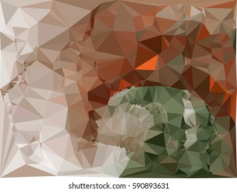 Abstract multicolor mosaic backdrop. Geometric low polygonal background. Design element for book covers, presentations layouts, title backgrounds. Vector clip art.
