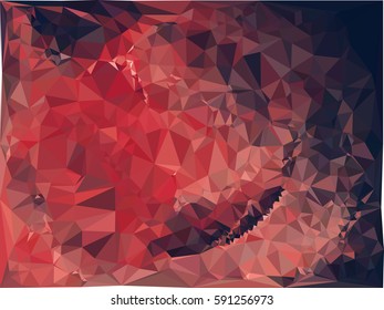 Abstract multicolor mosaic backdrop. Geometric low polygonal background. Design element for book covers, presentations layouts, title backgrounds. Vector clip art.