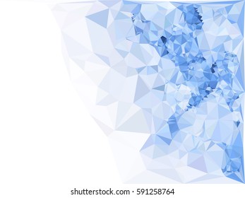 Abstract multicolor mosaic backdrop. Geometric low polygonal background. Design element for book covers, presentations layouts, title backgrounds. Vector clip art.