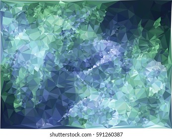 Abstract multicolor mosaic backdrop. Geometric low polygonal background. Design element for book covers, presentations layouts, title backgrounds. Vector clip art.