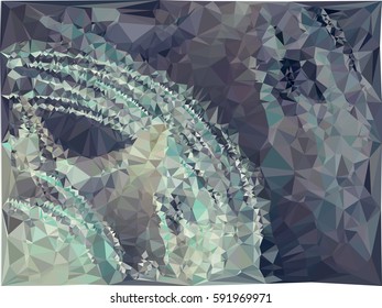 Abstract multicolor mosaic backdrop. Geometric low polygonal background. Design element for book covers, presentations layouts, title backgrounds. Vector clip art.