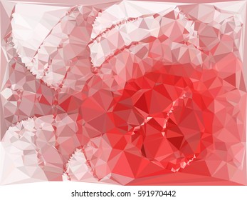 Abstract multicolor mosaic backdrop. Geometric low polygonal background. Design element for book covers, presentations layouts, title backgrounds. Vector clip art.