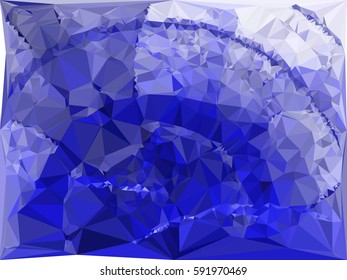 Abstract multicolor mosaic backdrop. Geometric low polygonal background. Design element for book covers, presentations layouts, title backgrounds. Vector clip art.