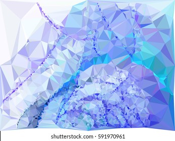 Abstract multicolor mosaic backdrop. Geometric low polygonal background. Design element for book covers, presentations layouts, title backgrounds. Vector clip art.