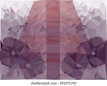 Abstract multicolor mosaic backdrop. Geometric low polygonal background. Design element for book covers, presentations layouts, title backgrounds. Vector clip art.
