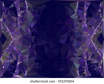 Abstract multicolor mosaic backdrop. Geometric low polygonal background. Design element for book covers, presentations layouts, title backgrounds. Vector clip art.
