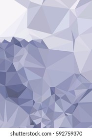 Abstract multicolor mosaic backdrop. Geometric low polygonal background. Design element for book covers, presentations layouts, title backgrounds. Vector clip art.