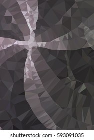 Abstract multicolor mosaic backdrop. Geometric low polygonal background. Design element for book covers, presentations layouts, title backgrounds. Vector clip art.