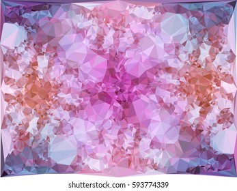Abstract multicolor mosaic backdrop. Geometric low polygonal background. Design element for book covers, presentations layouts, title backgrounds. Vector clip art.