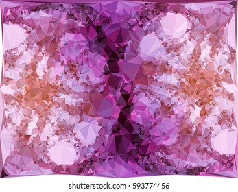 Abstract multicolor mosaic backdrop. Geometric low polygonal background. Design element for book covers, presentations layouts, title backgrounds. Vector clip art.