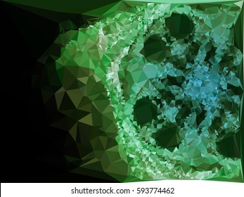 Abstract multicolor mosaic backdrop. Geometric low polygonal background. Design element for book covers, presentations layouts, title backgrounds. Vector clip art.