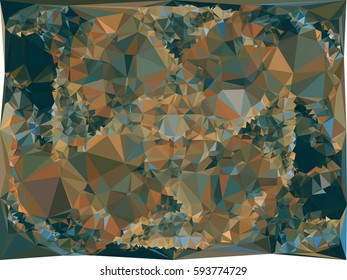 Abstract multicolor mosaic backdrop. Geometric low polygonal background. Design element for book covers, presentations layouts, title backgrounds. Vector clip art.