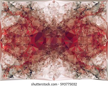 Abstract multicolor mosaic backdrop. Geometric low polygonal background. Design element for book covers, presentations layouts, title backgrounds. Vector clip art.