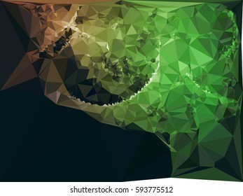 Abstract multicolor mosaic backdrop. Geometric low polygonal background. Design element for book covers, presentations layouts, title backgrounds. Vector clip art.
