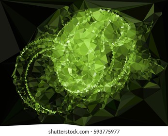 Abstract multicolor mosaic backdrop. Geometric low polygonal background. Design element for book covers, presentations layouts, title backgrounds. Vector clip art.