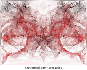 Abstract multicolor mosaic backdrop. Geometric low polygonal background. Design element for book covers, presentations layouts, title backgrounds. Vector clip art.